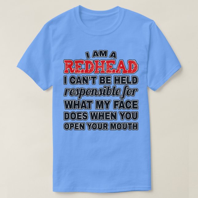 Camiseta Eu Sou Um Câncer De Ruiva Que É Responsável (Frente do Design)