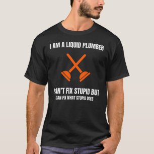 CAMISETA EU SOU UM CANO-PLUG LIQUIDO NÃO CONSIGO CONCERTAR