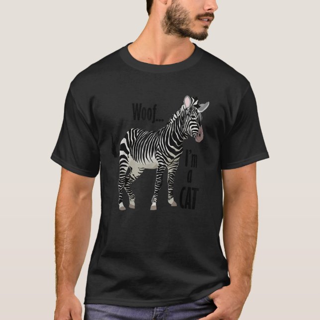 Camiseta Eu sou um Cat Zebra (Frente)