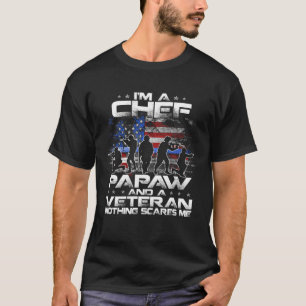 Camiseta Eu Sou Um Chef Um Papax E Um Veterano Nada Me Assu