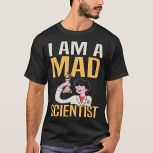 Camiseta Eu Sou Um Cientista Louco Na Química