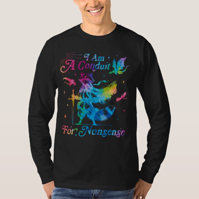 Camiseta Eu Sou Um Condutor De Absurdos Guaxinim Divertido  (Frente)