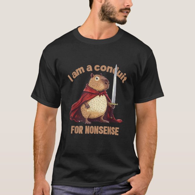 Camiseta Eu Sou Um Condutor Para Bobagem Engraçada (Frente)