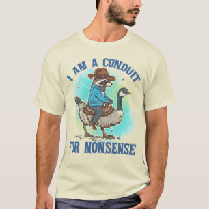Camiseta Eu Sou Um Condutor Para Bobagens Vaqueiro Engraçad