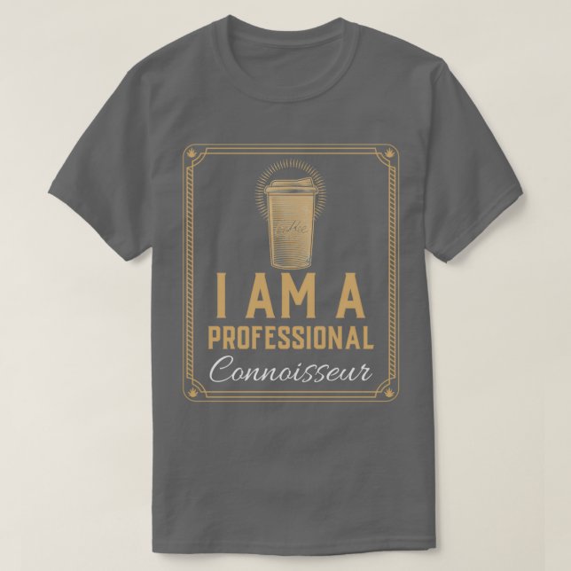 Camiseta Eu sou um Connoisseur 2 (Frente do Design)