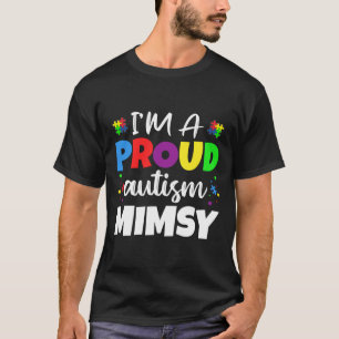 Camiseta Eu Sou Um Coração De Consciência Do Autismo Orgulh
