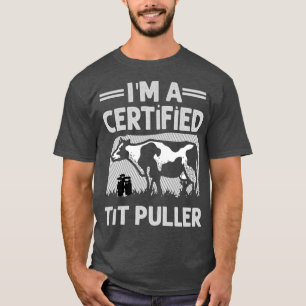 Camiseta Eu Sou Um Criador De Vacas Leiteiras Engraçadas Co