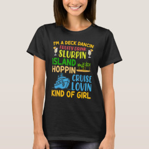 Camiseta Eu sou um Dançarino Dançarino Frutado Bebida Ilha