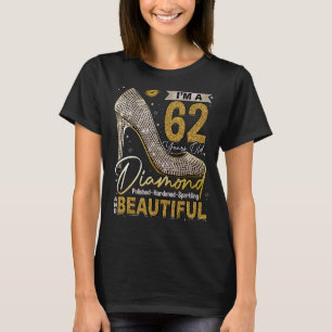 Camiseta Eu sou um Diamante de 62 anos, 62 anos e Fabuloso