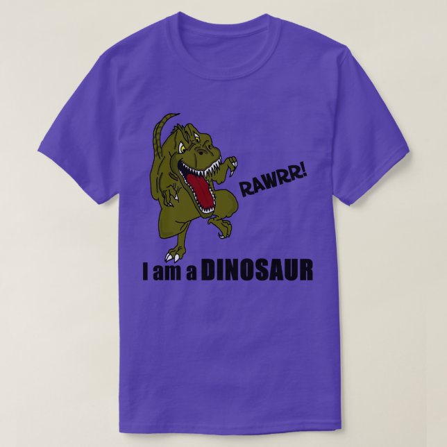 Camiseta Eu sou um dinossauro (Frente do Design)