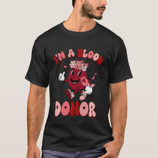 Camiseta Eu Sou um Doador de Sangue Dia Mundial do Doador d