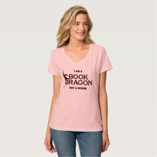 Camiseta Eu sou um dragão do livro, não um sem-fim
