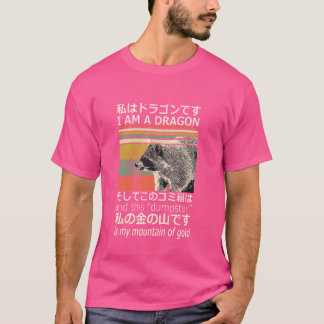 Camiseta Eu Sou Um Dragão E Esse Idiota É Meu Gf De Montanh