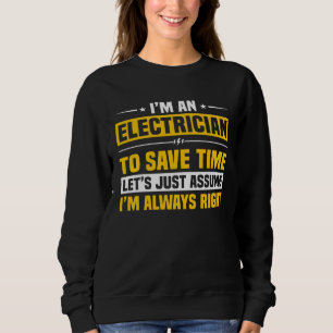 Camiseta Eu sou um eletricista, posso consertar problemas e