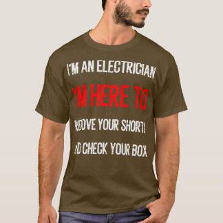 Camiseta Eu Sou Um Elétrico Engraçado Eletrônico Que Funcio