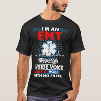 Camiseta Eu Sou Um EMT Eu Não Tenho Uma Voz Dentro Apenas U