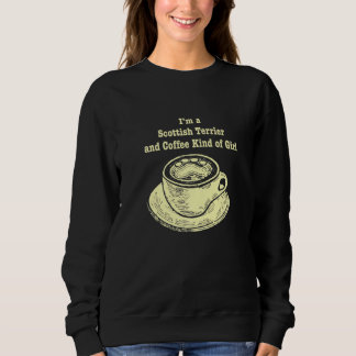Camiseta Eu Sou Um Escoceso Terrier E Café Tipo Escoteiro