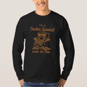 Camiseta Eu Sou Um Espanhol De Cocker E Um Café Tipo Espanh