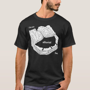 Camiseta Eu sou um fã aluvial