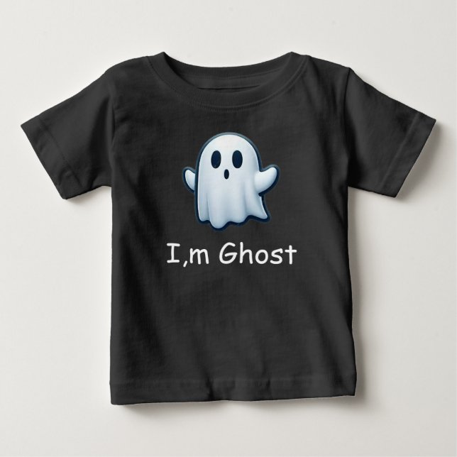 Camiseta Eu Sou um Fantasma | Citação Divertida de (Frente)