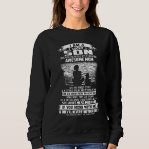 Camiseta Eu Sou Um Filho Sortudo Porque Sou Criado Por Amo