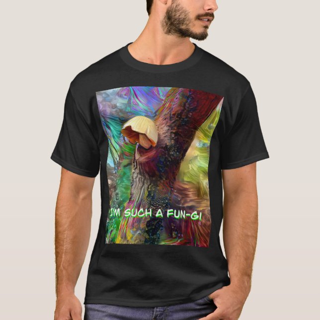 Camiseta Eu Sou Um Fun-gi Divertido (Frente)