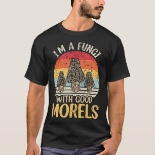 Camiseta EU SOU UM Fungo Com Boas Morchelas