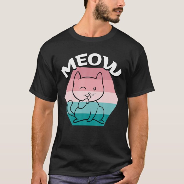 Camiseta Eu Sou Um Gato (Frente)