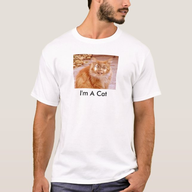 Camiseta Eu sou um gato (Frente)