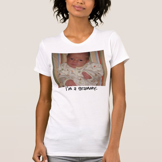 Camiseta Eu sou um grammy. (Frente)