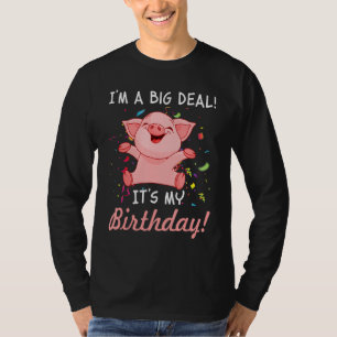 Camiseta Eu sou um grande negócio é meu aniversário de aniv