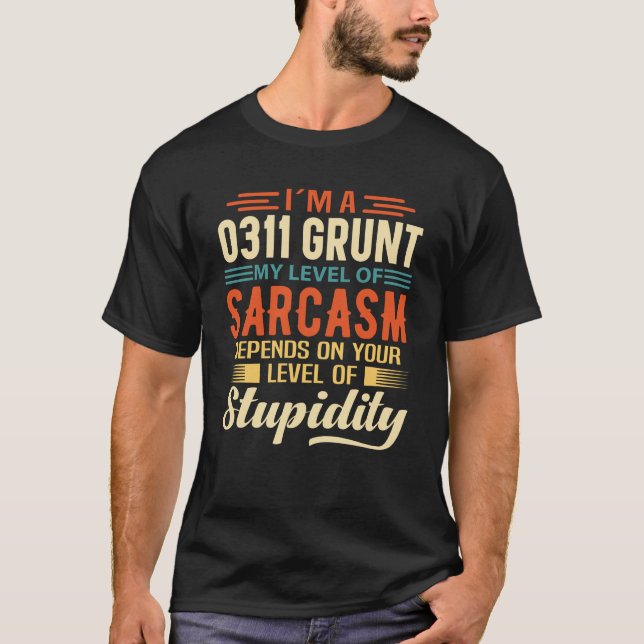 Camiseta Eu sou um Grunt 0311 (Frente)
