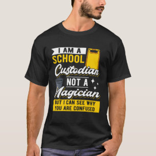 Camiseta Eu Sou Um Guardião Escolar Não Um Mágico Eu Sou Um