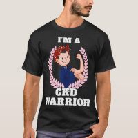 Eu sou um guerreiro CKD Doença Renal Crônica Sensi