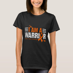 Camiseta Eu sou um guerreiro - conscientização sobre leucem