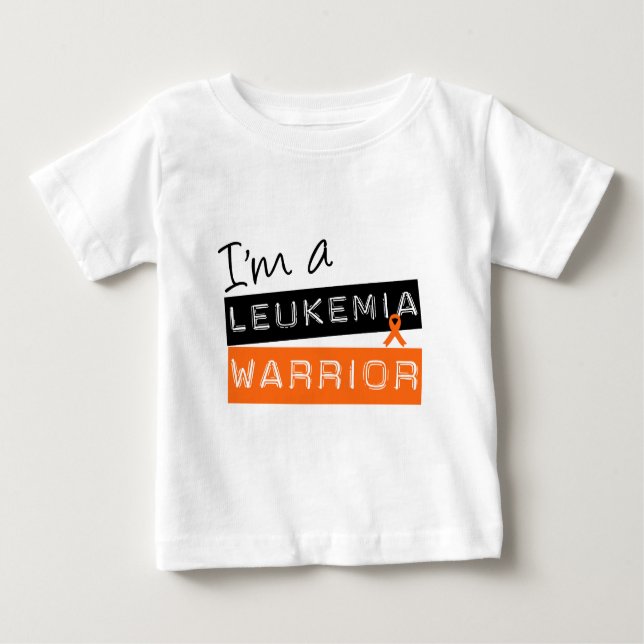 Camiseta Eu sou um GUERREIRO v2 da leucemia (Frente)