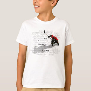 Camiseta Eu sou um jogador de hóquei