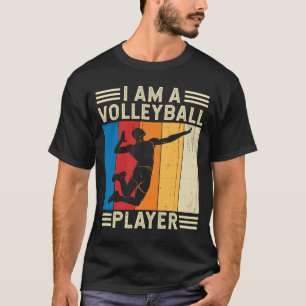 Camiseta Eu sou um jogador de voleibol