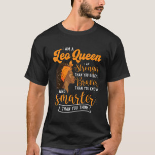Camiseta Eu Sou Um Leão Rainha Astrologia Horóscopo Sinal Z