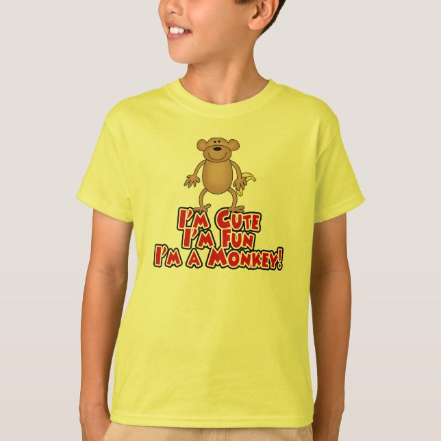 Camiseta Eu sou um macaco (Frente)