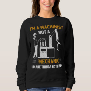 Camiseta Eu sou um Machinista, não um operador mecânico Cnc