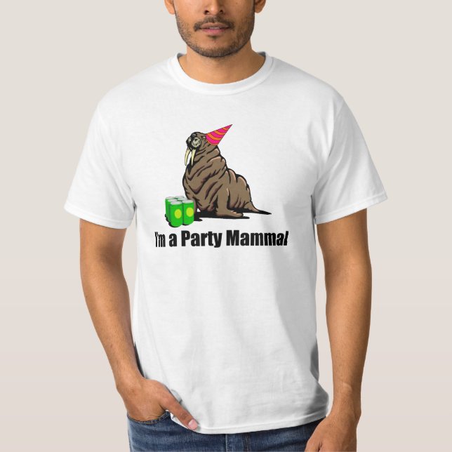 Camiseta Eu sou um mamífero do partido (Frente)