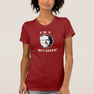 Camiseta Eu sou um Mccainiac