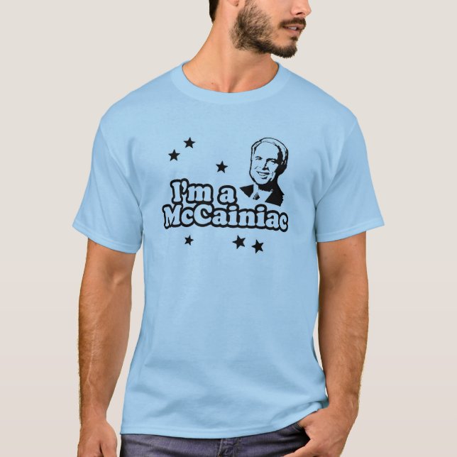 Camiseta Eu sou um McCainiac (Frente)