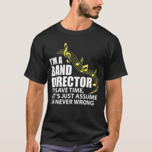 Camiseta Eu sou um melómano do diretor Engraçado Músico 