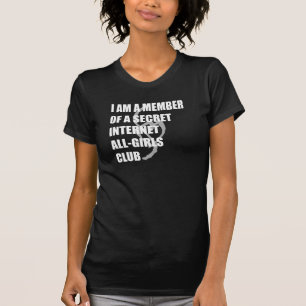 Camiseta Eu sou um membro de uma obscuridade do clube das