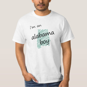 Camiseta Eu sou um menino de Alabama
