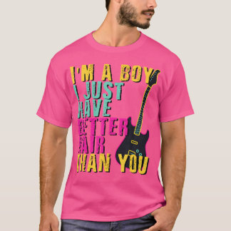 Camiseta Eu Sou Um Menino Que Eu Só Tenho Melhor Cabelo Do