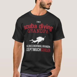 Camiseta Eu sou um mergulhador mergulhando no estilo livre 
