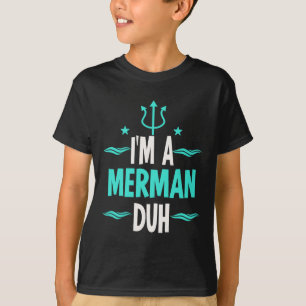 Camiseta Eu sou um Merman Duh Halloween Costume